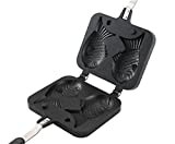 NATGAI Taiyaki Fish Shape Cake Pan Waffle Cake Maker Pan Fish-Shaped Pancake Double Pan Mold