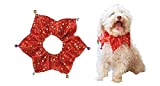 Lanyar Bling Pet Holiday Accessories Cat Dog Christmas Collar with Bells, Red
