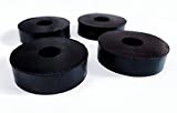 Masmoc Sorbothane Feet Rubber Washers Anti Vibration Isolation Pads 4Pack 1.5”-OD 0.5”-ID 0.4”-Thick 70 Duro Absorbs Up to 95% of Vibration