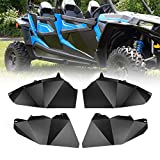 KEMIMOTO XP4 1000 Lower Doors, KEMIMOTO Aluminum Bottom Lower Door Panels Inserts Compatible with 2014-2023 Polaris RZR 900 1000 XP4 Turbo