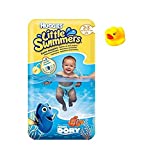 X-Small - Little Swimmers Disposable Swim Diapers, (7lb-18lb.), 12-Count Bonus Rubber Duckie Pool Toy