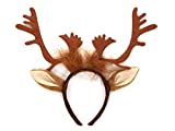 Reindeer Antlers Costume Headband for Adults and Kids