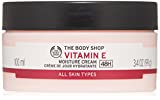 The Body Shop Vitamin E Moisture Cream  Fast Absorbing  Hydrates, Moisturizes and Protects  For All Skin Types  3.4 oz