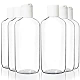Youngever 10 Pack 8 Ounce Empty Squeeze Containers with Disc Cap, Plastic Bottles with Disc Top Flip Cap, Refillable Cosmetic Bottles, Squeeze Containers for Shampoo, Body Soap, Toner, Lotion, Cream
