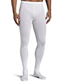 Capezio Men's Knit Footed Tights , Dyeable White, X-Large