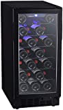 EdgeStar BWR301BL 15 Inch Wide 30 Bottle Built-In Wine Cooler with Slim Design