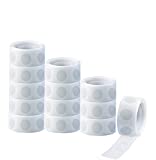 1500 PCS (15 Rolls) Glue Point Clear Balloon Glue Removable Adhesive Dots Double Sided Dots of Glue Tape for Scrapbook, Party, Wedding, Balloons Decoration