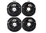 2 Sets 12x2 Electric Trailer Brake Assembly for 7000 lb Axle Trailers 12"x2"