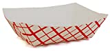 SNL 10lb Paper Food Trays, Durable,, Made in USA. Holds Nachos, Fries, Hot Corn Dogs, Ice Cream and more. - 10 Pound Capacity, 50 Pack.