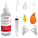 Tonha Printhead Cleaner Kit, Printhead Cleaning Kit Compatible for Inkjet Printers Canon/Brother/Epson/HP 8600 5520 4620 6520 6600 6700 6968 6978 8610 HP Printer 922 Pro100 MX922 Canon Printer (100ML)