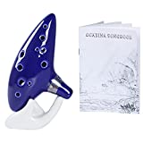 Aurzen Zelda Ocarina 12 Hole Alto C Ocarinas with Song Book (Songs From the Legend of Zelda)