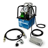 TEMCo HP0006 - Electric Hydraulic Pump Power Pack Unit 2 Stage Single Acting 110v 10k psi 488 Cubic in Capacity