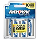 Rayovac Rayovac Alkaline Reclosable Batteries, C Size