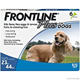 FRONTLINE Plus Flea and Tick Treatment for Dogs (Medium Dog, 23-44 Pounds, 6 Doses)