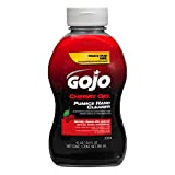 GOJO Cherry Gel Pumice Hand Cleaner, Cherry Scent, 10 Oz Bottle, 8/carton