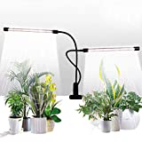 GHodec Grow Light,Full Spectrum White 84 LED Clip Plant Lights for Indoor Plants Growing, 4/8/12H Timer & 5 Dimmable Levels