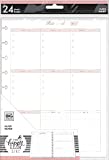 The Happy Planner Weekly Schedule Classic Filler Paper - Journaling & Planner Accessories - Minimalist Theme - Weekly Schedule & Graph Paper - 24 Sheets