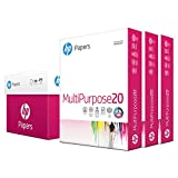 HP Printer Paper | 8.5 x 11 Paper | MultiPurpose 20 lb | 3 Ream Case - 1500 Sheets | 96 Bright | Made in USA - FSC Certified | 112530C