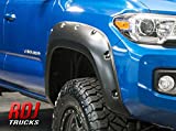 RDJ Trucks PRO-Offroad Bolt-On Style Fender Flares - Fits Toyota Tacoma 2016-2021 - Set of 4 - Aggressive Textured Black