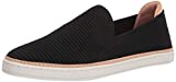 UGG Women's Sammy Sneaker, Black Rib Knit, 10