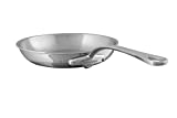 Mauviel Made In France M'Cook 5 Ply Stainless Steel 11.8 Inch Round Frying Pan, Cast Stainless Steel Handle