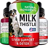 Liver Support Supplement for Dogs & Cats - Milk Thistle Liver Support - Canine Hepatic Care - Cat & Dog Liver Cleanse - Max Effect Liquid Drops