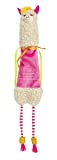 SmartyKat Leggy Llama Kicker Plush Catnip Cat Toy - White/Pink, One Size