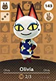 Nintendo Animal Crossing Happy Home Designer Amiibo Card Olivia 143/200 USA Version