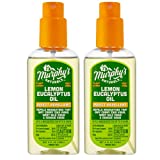 Murphy's Naturals Lemon Eucalyptus Oil Insect Repellent Spray | DEET Free | Plant Based, All Natural Ingredients | Mosquito and Tick Repellent | 4 Ounce Pump Spray | 2 Pack