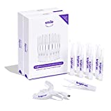 SmileDirectClub Teeth Whitening Kit with Blue LED Light – 8 Pack 1.4 ml Gel Pens – Professional Strength Hydrogen Peroxide - Pain Free and Enamel Safe - Up to 9 Shades Whiter in 1 Week