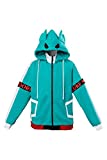 NoveltyBoy My Hero Academia Izuku Midoriya Hoodies Bakugou Katsuki Shoto Thick Velvet Sweatshirt Jacket Cosplay Costume Green