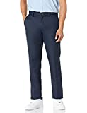 Amazon Essentials Men's Slim-Fit Flat-Front Dress Pants, Navy, 35W x 32L