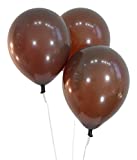 CELEBRITY Balloons 12" Latex Balloons - Pack of 100 Pieces - Decorator Brown