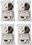 Made In USA Pack of 4 Two Tone White and Milk Chocolate Covered Pretzels (1lb total)