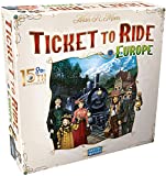 Ticket to Ride Europe Board Game 15th Anniversary Deluxe Edition | Family Board Game | Train Game | Ages 8+ | For 2 to 5 players | Average Playtime 30-60 minutes | Made by Days of Wonder