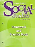 Harcourt Social Studies: Homework and Practice Book Student Edition Grade 2