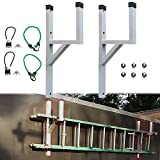 Mountainpeak Aluminum Side Mount Trailer Ladder Rack Fit for Enclosed Trailer