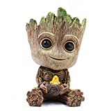 Groot Planter Pot Succulents Flowerpot Baby Groot Bird Nest Shaped Guardians of The Galaxy-Action Figure for Plants & Pens Holder, I AM Groot for Friends Kids Family
