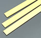 K&S Precision Metals 9730 Brass Strip, 0.064" Thickness x 1/2" Width x 36" Length, 3 pc, Made in USA