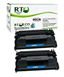 Renewable Toner Compatible MICR Toner Cartridge Replacement for HP 87A CF287A Laser Printers M501 M506 MFP M527 (Pack of 2)