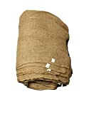 Light Weave Jute-Burlap Gardening Liner 50 inch x 8 feet, Disposable Wire Basket Burlap Planter Liners, roll Ball Covering and Erosion Control