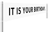 It Is Your Birthday Banner, The Office Birthday Party Decorations, Office Birthday Party Supplies, Dwight Schrute Birthday Decoration (9.8 x 1.6 feet)