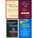 Mitch Albom 4 Books Collection Set (The Next Person You Meet in Heaven,The Five People You Meet In Heaven,Tuesdays With Morrie,For One More Day)