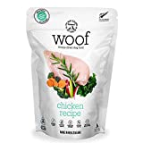 WOOF Chicken Freeze Dried Raw Dog Food, Mixer, or Topper, or Treat - High Protein, Natural, Limited Ingredient Recipe 42 oz