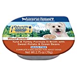 Natural Balance Delectable Delights Wet Dog Food, Woof'Erole Tuna & Turkey Formula, 2.75 Ounce Cup (Pack of 24), Grain Free
