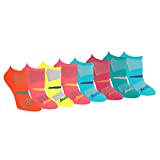 Saucony Women's Performance Super Lite No-Show Athletic Running Socks Multipack, Light Assorted (8 Pairs), Shoe Size: 5-10