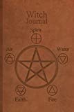 Witch Notebook: Wicca Gift, Lined Journal 200 Pages 6 x 9 (Brown Leather No.1)