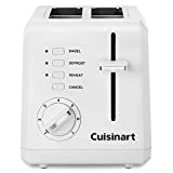 Cuisinart 2-Slice Toaster Oven, Compact, White, CPT-122