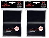 Ultra Pro Deck Protector Sleeves for Standard Size Cards | Black | 200-Count