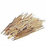 Spring Test Probes, 100PCS 0.68mm Spring Test Probe Round Pogo Pin Tools for PCB Board Round Pogo Pin Tools, Full Stroke 2.65mm
